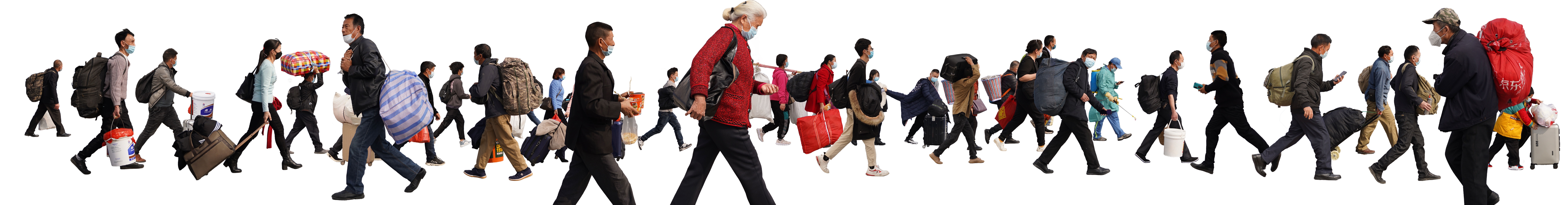 2020 · People Heading to the Station — Yan Jiacheng (闫家成), view image 1